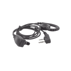 Micrófono de solapa con audífono ajustable al oído para KENWOOD TK3230/3000/3402/3312/3360/3170,NX240/340/220/320/420, TKD240/340