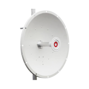 Antena direccional de 2ft, 5.1 a 7.1 GHz, Ganancia 30 dBi, Conectores N-hembra, Polarización doble, incluye montaje para torre o mástil
