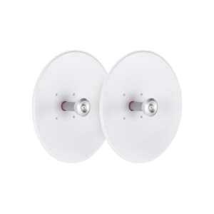 Paquete de 2 antenas UltraDish de 27.5 dBi, conector tipo Twistport y montaje innovador, 5180 - 6400 MHz