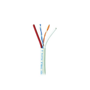 Retazo de 5 Metros. 2 pares UTP5+1 par para alimentación calibre 16.