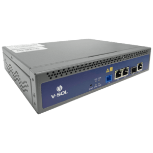 OLT de 1 puerto GPON con 3 puertos Uplink (2 puertos Gigabit Ethernet + 1 puerto SFP/SFP+) , hasta 128 ONUS,