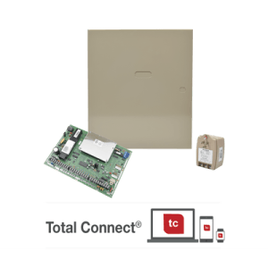 Panel de Alarma Hibrido, 8 Particiones, Hasta 250 Zonas Intrusión, Compatible con AlarmNet y Total Connect