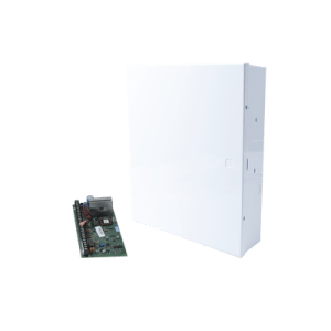 Panel de Alarma Híbrido / Hasta 48 Zonas / 3 Particiones / Incluye Gabinete / Fácil Programación