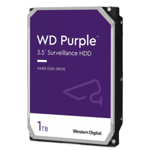 Disco Duro Purple de 1 TB / 5400 RPM / Optimizado para Soluciones de Videovigilancia / Uso 24-7 / 3 Años de Garantia