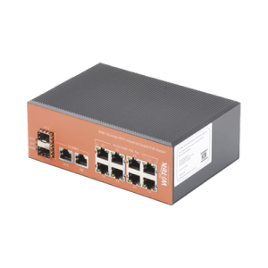 Switch Industrial PoE+ no administrable de 8 Puertos 10/100/1000Mbps + 2 SFP Combo, 150 W