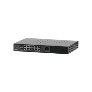 Switch WISP PoE Administrable de 14 puertos (12 PoE Gigabit + 2 SFP) 400W, entrada de 110/220 Vca