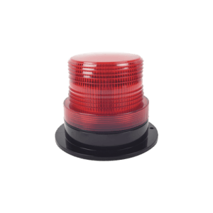 Burbuja Brillante de Larga Vida Útil, con 8 LEDs Color Rojo, Domo Rojo