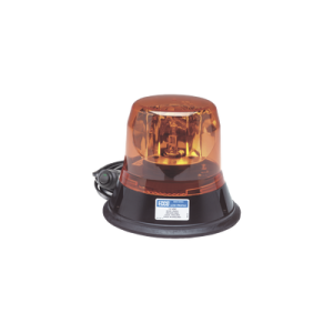 Baliza rotativa color ambar, SAE Clase I, montaje de succión magnética