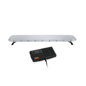Barra de luces LED de 46" Rojo/Azul , De 132 LEDs, Controlador Incluido, Ideal para Equipar Unidades de Seguridad Publica