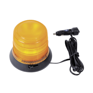 Burbuja Brillante de 6 LEDs, Color Ámbar con Montaje Magnético