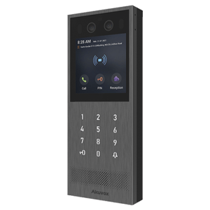 Videoportero IP Multiapartamento / SIP / PoE / Administración en la Nube / Acceso por Rostro, Tarjeta, PIN, BLE y Código QR / IK10 e IP65 / Compatible con App SmartPlus