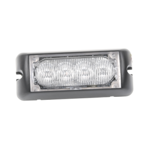 Luz auxiliar brillante con 4 LEDs, color azul, mica transparente