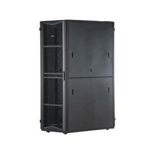 Gabinete FlexFusion para Centros de Datos, 42 UR, 800 mm de Ancho, 1070 mm de Profundidad, Fabricado en Acero, Color Negro