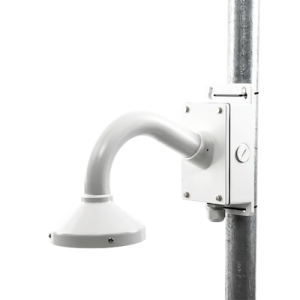 Montaje universal de pared cuello de ganso para cámaras domo y bala con caja de conexiones