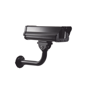 Gabinete Antivandálico IP66 con Brazo de Acero Color Negro