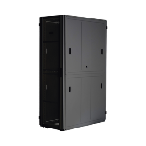 Gabinete FlexFusion™ XGL (Light) para Centros de Datos, 42 UR, 800 mm de Ancho, 1070 mm de Profundidad, Fabricado en Acero, Color Negro