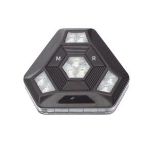 Luz Auxiliar  Ultra Brillante Para Bicicletas Con Montaje Magnético Rojo/Azul