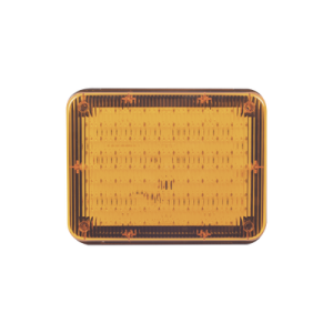 Luz de Advertencia de 9X7", Color Ámbar, Ideal para Ambulancias