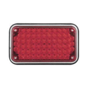 Luz de Advertencia de 6X4", Color Rojo, Ideal para Ambulancias