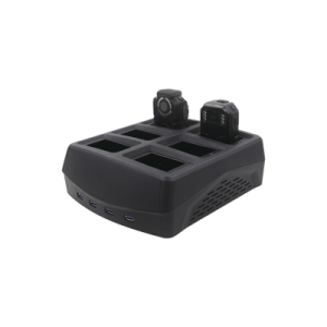 Bahía para descarga de información de 6 XMRX5 / XMRX2 conexión rápida más 4 vía USB