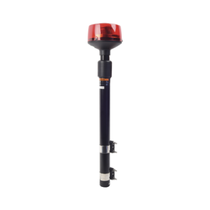 Luz telescópica Ultra Brillante para motocicleta, color Rojo