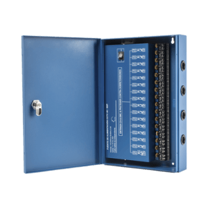 Fuente de Poder Profesional HEAVY DUTY @ 20 Amperes / 16 Canales / Hasta 1.25A por Salida / Ajuste Independiente de 11 a 15 Vcc por Salida / Protección Contra Sobrecargas / Filtro de Ruido Especial para Cámaras 4K.