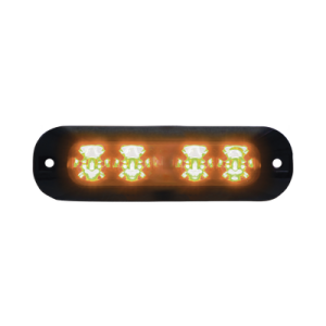 Luz Perimetral , 4 LEDs Ultra Brillantes, color Ambar