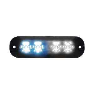 Luz perimetral, 4 LEDs Ultra Brillantes, color Azul / Claro