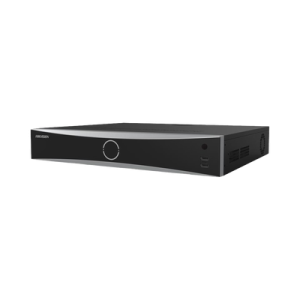 NVR 12 Megapixel (4K) / 32 canales IP / 16 Puertos PoE+ / Reconocimiento Facial / AcuSense (Evita Falsas Alarmas) / 4 Bahías de Disco Duro / Switch PoE 300 mts / HDMI en 4K / Alarmas I/O