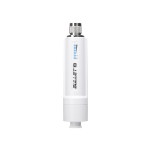 Radio Doble Banda Bullet airMAX AC hasta 160 Mbps en 2.4 GHz (2412-2472 MHz) o 300 Mbps en 5 GHz (5150-5875 MHz)