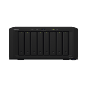 Servidor NAS de escritorio con 8 bahías / Expansible a 18 bahías / Hasta 256 TB / 4GB de RAM