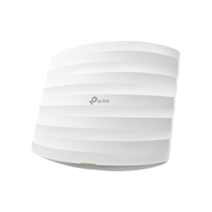 Punto de Acceso Omada / 802.11 b/g/n (2.4 GHz) / Hasta 300 Mbps / Alimentación PoE 24V pasivo / Para montaje en techo / Soporta hasta 50 clientes.