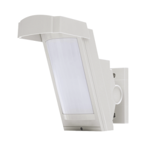 Detector de Movimiento con Anti-enmascaramiento / 100% Exterior / Cableado / Hasta 12 metros a 85° de cobertura/ Instalación a 3 metros / Compatible con cualquier panel de alarma
