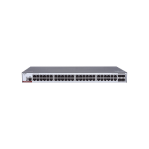 Switch Administrable Capa 3 PoE con 48 puertos Gigabit 802.3af/at + 4 SFP+ para fibra 10Gb, hasta 405 watts, gestión gratuita desde la nube.