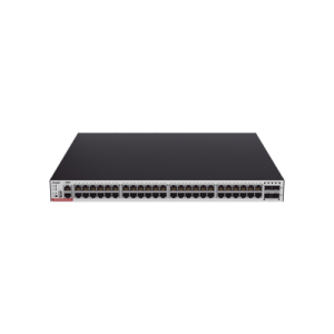 Switch PoE Administrable Capa 3 con 48 Puertos Gigabit 802.3af/at, 4 Puertos SFP+ de 10Gb para Fibra, Presupuesto PoE hasta 1,480W, Gestionable en Ruijie Cloud Gratis, (No incluye fuente de alimentación)