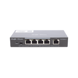 Switch PoE Inteligente Administrable en la Nube de 5 Puertos Gigabit, 4 PoE+, 54W.