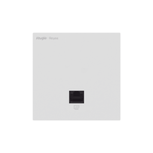 Punto de acceso Wi-Fi 6 de pared para interior 360°, doble banda, 2976 Mbps, 2 puertos GE, hasta 512 usuarios, portal cautivo standalone, compatible con reyee mesh, diseño ultra delgado 86mm
