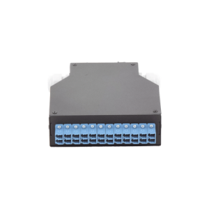 DISTRIBUIDOR DE FIBRA OPTICA PARA RIEL DIN CON ACOPLADORES LC/UPC MONOMODO