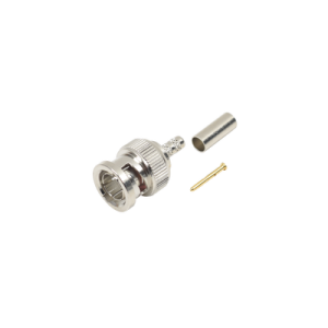 Conector BNC Macho para Mini Coaxial 1164A, 8212 (CCTV).