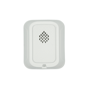 Sirena para Montaje en Pared, 12 a 24 Vcd, Color Blanco, Nuevo Diseño Moderno y Elegante y Menor Consumo de Corriente