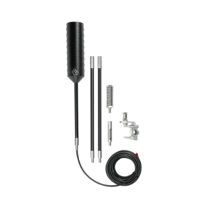 Antena Omnidireccional para Amplificador o Modem 4G/3G | Con montaje para espejo de Trailer | Rangos de frecuencia 700-900 MHz, 1710-2270 MHz | Ganancia Máxima 3.5 dBi.