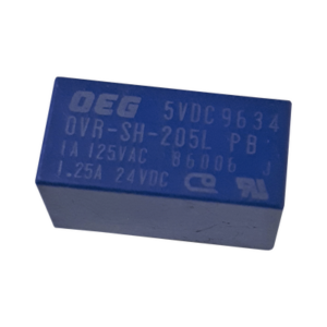 Relevador de +5 V, con capacidad de 1 Amp. a 125 Vca., 1.25 Amp. para 24 Vcd.