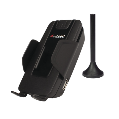 Kit amplificador de señal celular cuatribanda para vehículo, especial para 4G LTE, 3G y 2G, monousuario. Amplifica las bandas de frecuencia de 850MHz, 1900MHz, 1700/2100MHz y 700MHz, con una ganancia máxima de 50dB.