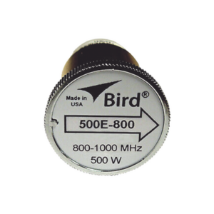 Elemento de 500 Watt en Línea 7/8" para Wattmetro BIRD 43 en Rango de Frecuencia de 800 a 1000 MHz.