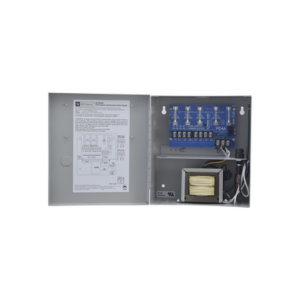 Fuente de poder ALTRONIX de 24 Vca @ 3.5 Amper o 28 Vca @ 3.0 Amper, para 4 cámaras, Con voltaje de entrada de 115 Vca, Con capacidad de batería de respaldo, Requiere batería
