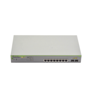 Switch PoE+ Gigabit WebSmart de 10 puertos 10/100/1000 Mbps (2 x Combo) + 2 puertos gigabit SFP (Combo), 75 W