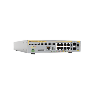 Switch Industrial-Lite PoE+ administrable capa 2 de 8 Puertos 10/100/1000 Mbps + 2 puertos SFP, 124 W