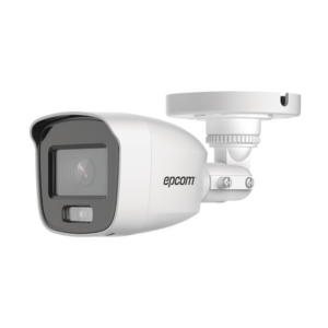 Bala TURBOHD 2 Megapíxel (1080p) / Microfono Integrado / Imagen a color 24/7 / Lente 2.8 mm / Policarbonato / Luz Blanca 20 mts / Exterior IP66 / TVI-AHD-CVI-CVBS / dWDR