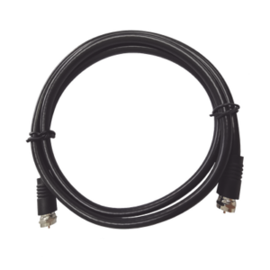 Conector Cable Coaxial / F Macho a F Macho / 30 Centimetros / Cable RG6
