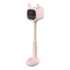 Mini Cámara IP Para Bebes / Inalámbrica Con Batería Recargable (Cero Cables) / 2 Megapíxel 1080p / Uso en Interior / Grabación en la Nube / Pinza Para Fijar / Color Rosa